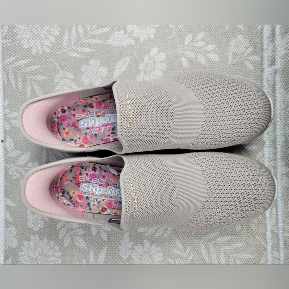 Skechers‎ Slip Ins Shoes Womens 9.5 Comfort Sneakers Hands Free Effortless - Picture 5 of 11